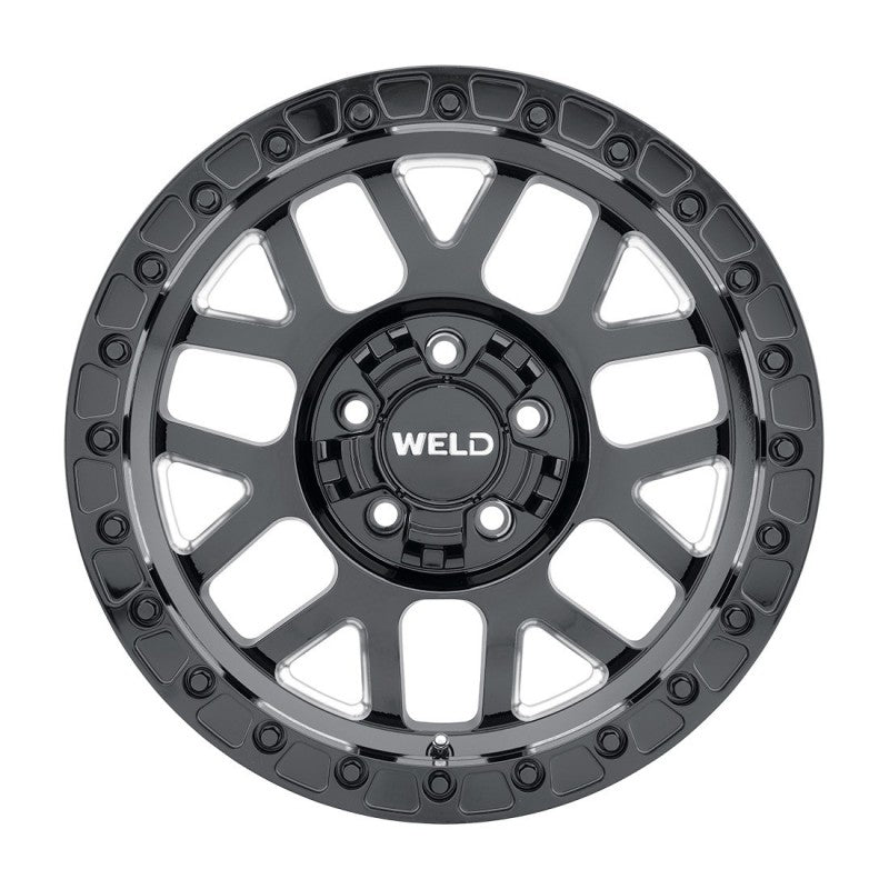 17x9 WELD Off-Road Cinch Beadlock Black 6x135 6x139.7 6x5.5 ET-12 Wheel