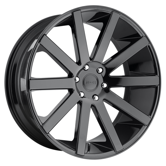 22X9.5 Dub Shot Calla Gloss Black 6x139.7 S219229584+20