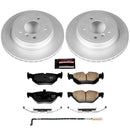 PowerStop Genuine Geomet Coated Rotor and Carbon-Fiber Ceramic Brake Pad Kit