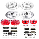 PowerStop Z23 Daily Driver Carbon-Fiber Ceramic Pads Drilled & Slotted Rotor & C