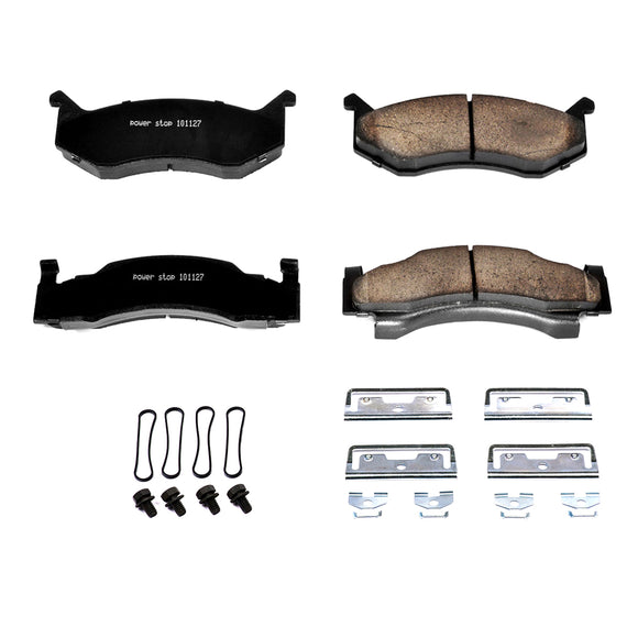 PowerStop Z17 Evolution Ceramic Brake Pads With Hardware