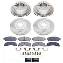 PowerStop Semi-Coated Rotor and Low-Dust Ceramic Brake Pad Kit