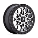 15X6 Msa Offroad Wheels M48 Portal Beadlock Black 4X110 ET38 Wheel Rim
