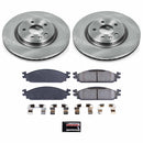 PowerStop OE Stock Replacement Low-Dust Ceramic Brake Pad and Rotor Kit