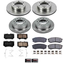 PowerStop OE Stock Replacement Low-Dust Ceramic Brake Pad and Rotor Kit