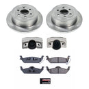 PowerStop OE Stock Replacement Low-Dust Ceramic Brake Pad, Rotor and Caliper Kit