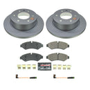 PowerStop Genuine Geomet Coated Rotor and Carbon-Fiber Ceramic Brake Pad Kit