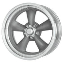 17x8 American Racing Classic Torq Thrust II 1 Pc Gray Wheel 5X114.3 17-8