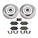 PowerStop OE Stock Replacement Low-Dust Ceramic Brake Pad and Rotor Kit