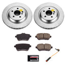 PowerStop Genuine Geomet Coated Rotor and Carbon-Fiber Ceramic Brake Pad Kit