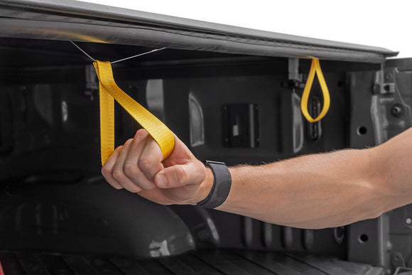 Rough Country Soft Roll Up Bed Cover 6'7" Bed Ford Ford F-150 15-23