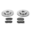 PowerStop Z23 Daily Driver Carbon-Fiber Ceramic Brake Pad and Drilled & Slotted