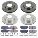 PowerStop OE Stock Replacement Low-Dust Ceramic Brake Pad and Rotor Kit