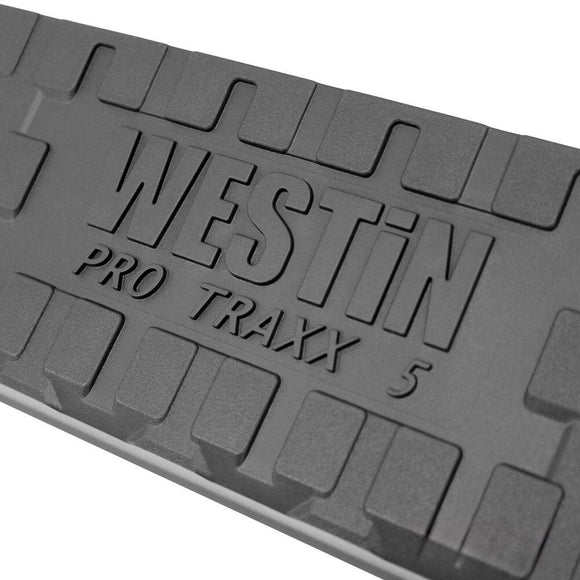 Westin PRO TRAXX 5 Oval Nerf Step Bars Powder Coated Black Steel 21-54095