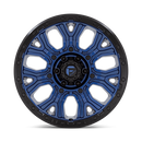 20x9 Fuel Off-Road D827 Traction Dark Blue with Black Ring 6x139.7 ET1 Wheel