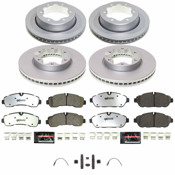 Z36 Truck & Tow Premium Carbon-Fiber Ceramic Brake Pad and Fully Coated Rotor Ki