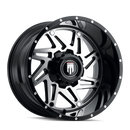 20x12 American Truxx Warrior Black/Machined 5x139.7/150 ET-44 wheel/rim-3