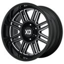 20X9 XD Series XD850 Cage Gloss Black Milled 6X139.7 ET0 wheel/rim