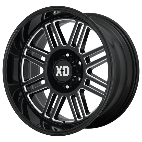 20X9 XD Series XD850 Cage Gloss Black Milled 6X139.7 ET0 wheel/rim