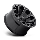 17x9 Fuel Off-Road D576 Assault Gloss Black Milled 6x135 ET-12 CB106.1 Wheel Rim