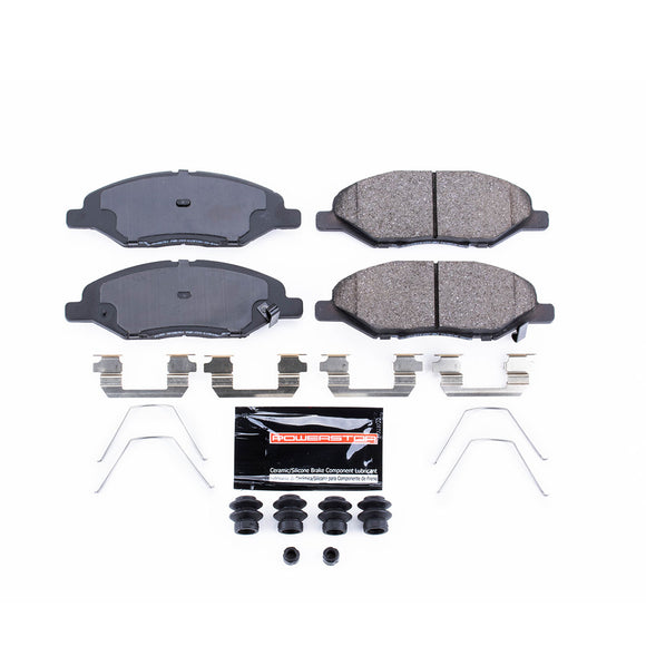 PowerStop Z23 Evolution Sport Carbon-Fiber Brake Pads With Hardware
