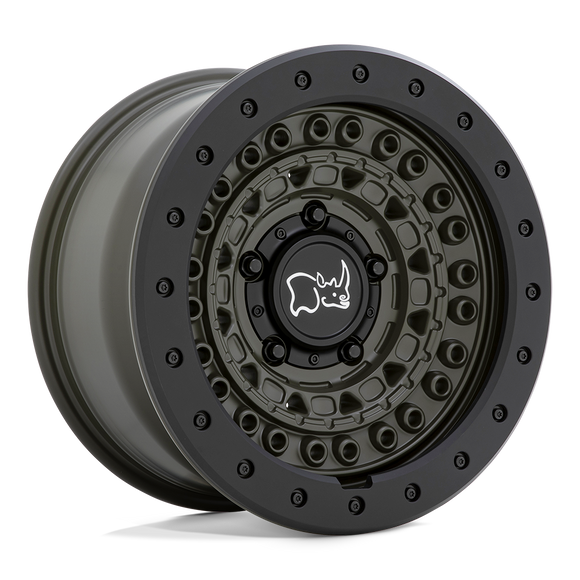17X8.5 Black Rhino BARRICADE OD-GRN BLK-RKGRD 5X127 ET-18 wheel/rim