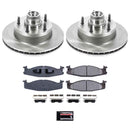 PowerStop OE Stock Replacement Low-Dust Ceramic Brake Pad and Rotor Kit