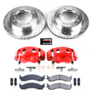 PowerStop Z23 Daily Driver Carbon-Fiber Ceramic Pads Drilled & Slotted Rotor & C