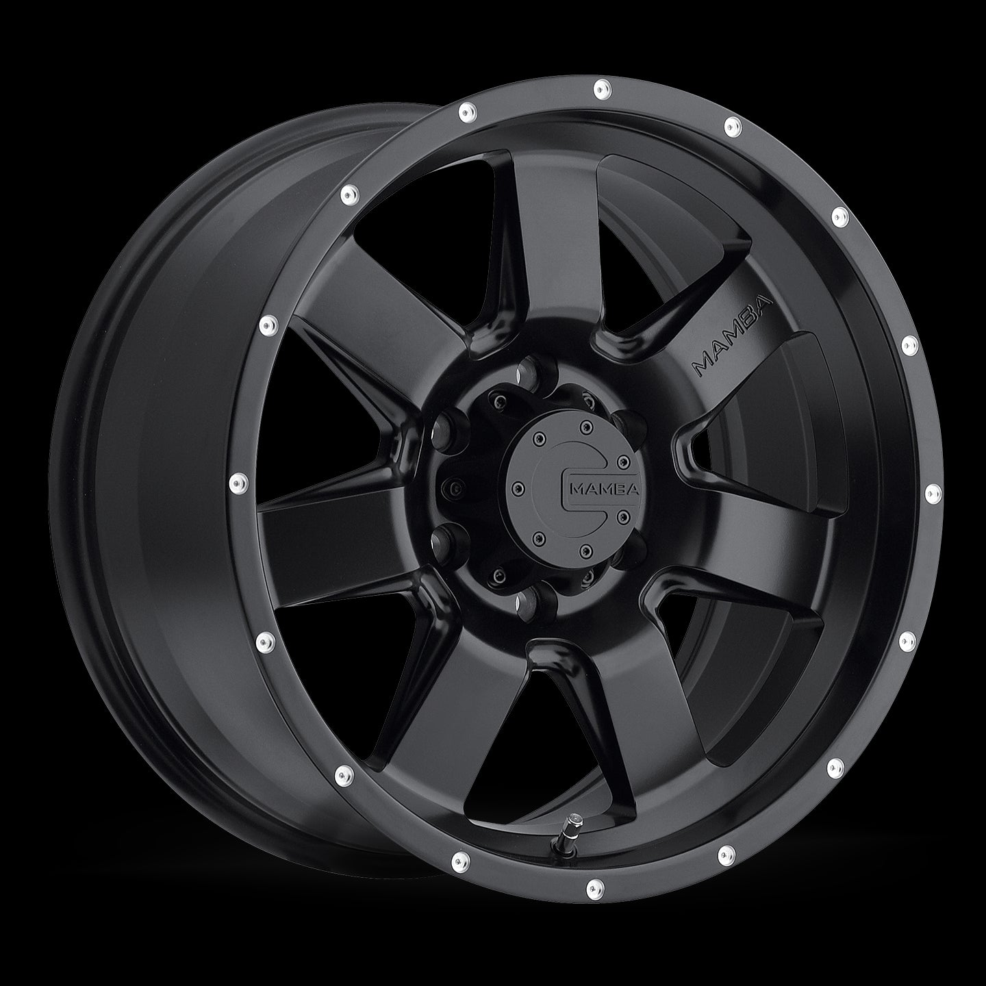 17x9 Mamba M14 Matte Black 6x139.7 6x5.5 ET-12 Wheel Rim