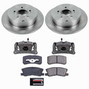 PowerStop OE Stock Replacement Low-Dust Ceramic Brake Pad, Rotor and Caliper Kit