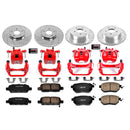 PowerStop Z23 Daily Driver Carbon-Fiber Ceramic Pads Drilled & Slotted Rotor & C