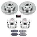 PowerStop OE Stock Replacement Low-Dust Ceramic Brake Pad, Rotor and Caliper Kit