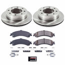 PowerStop OE Stock Replacement Low-Dust Ceramic Brake Pad and Rotor Kit