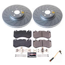 PowerStop Genuine Geomet Coated Rotor and Carbon-Fiber Ceramic Brake Pad Kit