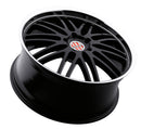 19x11 Victor Lemans Black Wheel/Rim 5x130 5-130 19-11 Porsche ET36-3
