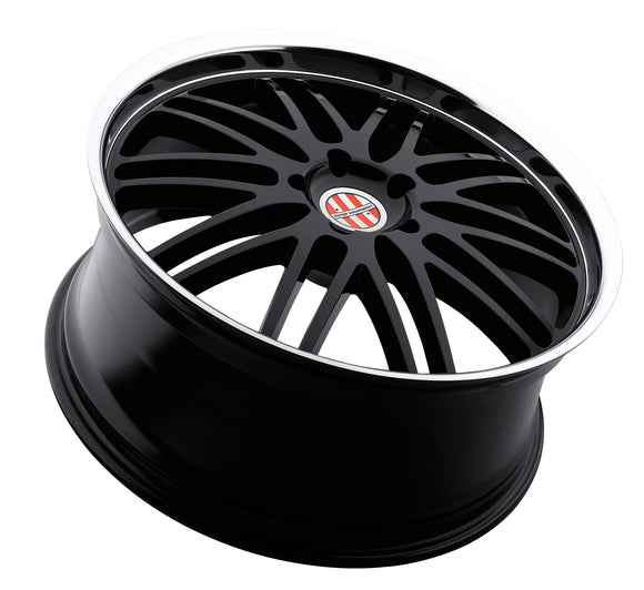 19x11 Victor Lemans Black Wheel/Rim 5x130 5-130 19-11 Porsche ET36