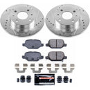 PowerStop Z23 Daily Driver Carbon-Fiber Ceramic Brake Pad and Drilled & Slotted