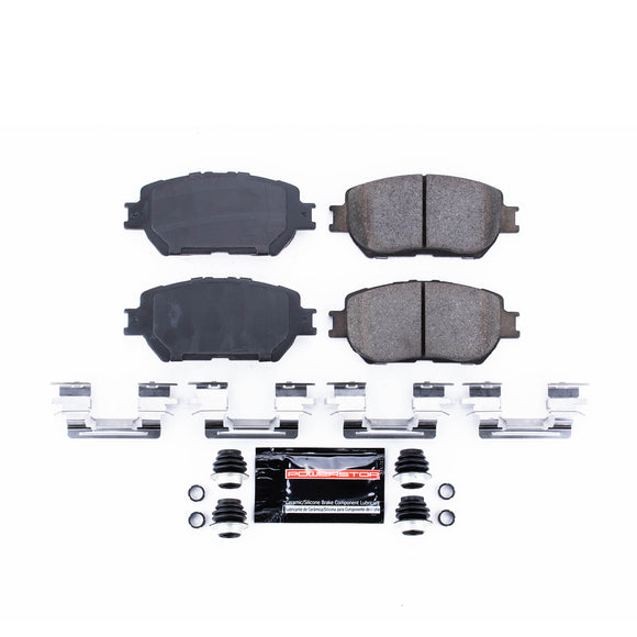 PowerStop Z23 Evolution Sport Carbon-Fiber Brake Pads With Hardware