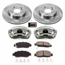 PowerStop OE Stock Replacement Low-Dust Ceramic Brake Pad, Rotor and Caliper Kit