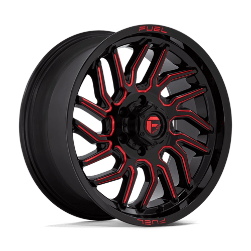 20x9 Fuel Off-Road D808 HURRICANE Black Wheel 6x135 ET20 CB87.1