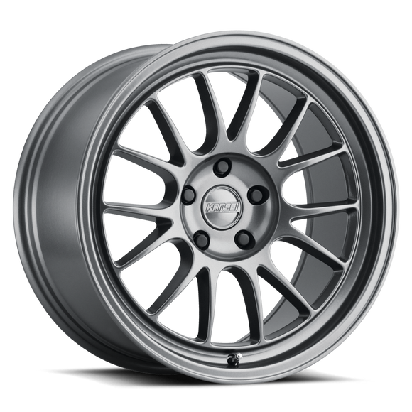 18x9 Kansei K13G Corsa Gloss Gunmetal 5x114.3 ET35 CB73.1 Wheel