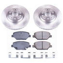 PowerStop OE Stock Replacement Low-Dust Ceramic Brake Pad and Rotor Kit