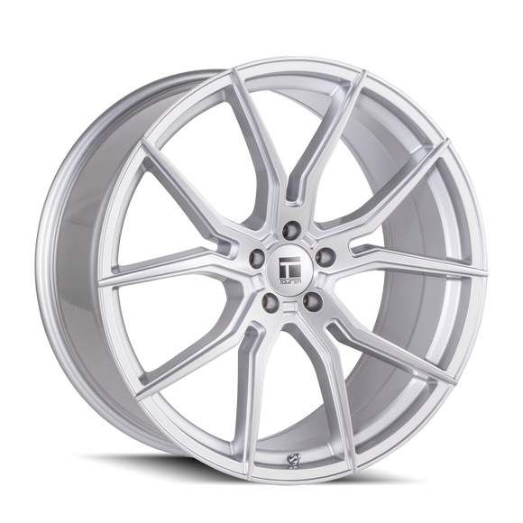 22x10.5 Touren TF01 Silver-Brushed Wheel/Rim 5x112 3501-21545SB45