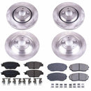 PowerStop OE Stock Replacement Low-Dust Ceramic Brake Pad and Rotor Kit