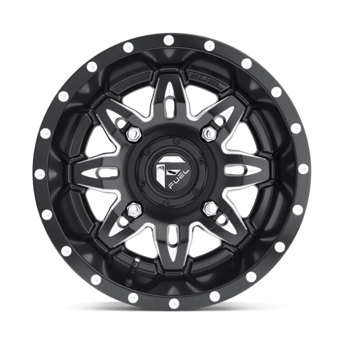 15X7 Fuel UTV D567 LETHAL Matte Black Milled 4X137 ET13 wheel/rim
