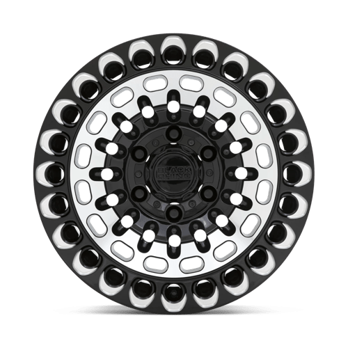 17X9.5 Black Rhino LABYRINTH G-BLK MCH-FC MILL 8X170 ET-18 wheel/rim