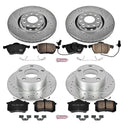 PowerStop Z23 Daily Driver Carbon-Fiber Ceramic Brake Pad and Drilled & Slotted