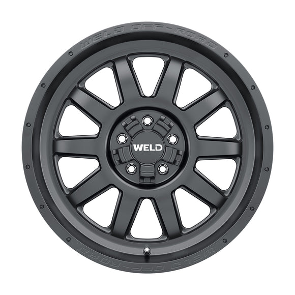 20x9 WELD Off-Road Stealth Satin Black 5x114.3 5x127 ET0 CB78.1 Wheel Rim