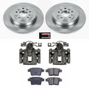 PowerStop OE Stock Replacement Low-Dust Ceramic Brake Pad, Rotor and Caliper Kit