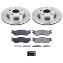 PowerStop OE Stock Replacement Low-Dust Ceramic Brake Pad and Rotor Kit